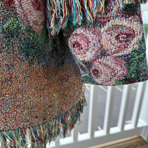 An angel has your back! Upcycled from tapestry blanket - Picture 4 of 8